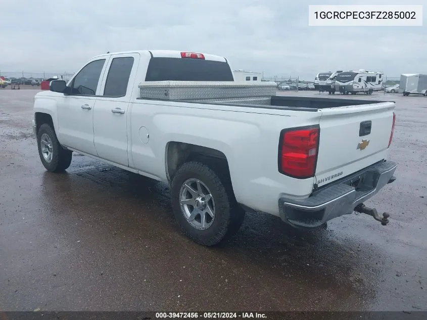 2015 Chevrolet Silverado 1500 Ls VIN: 1GCRCPEC3FZ285002 Lot: 39472456