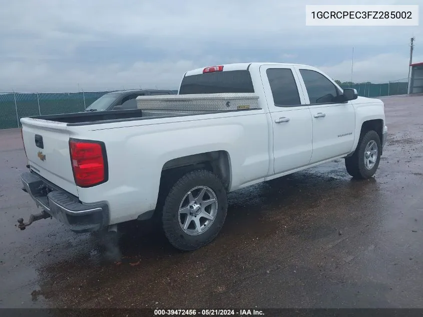 2015 Chevrolet Silverado 1500 Ls VIN: 1GCRCPEC3FZ285002 Lot: 39472456