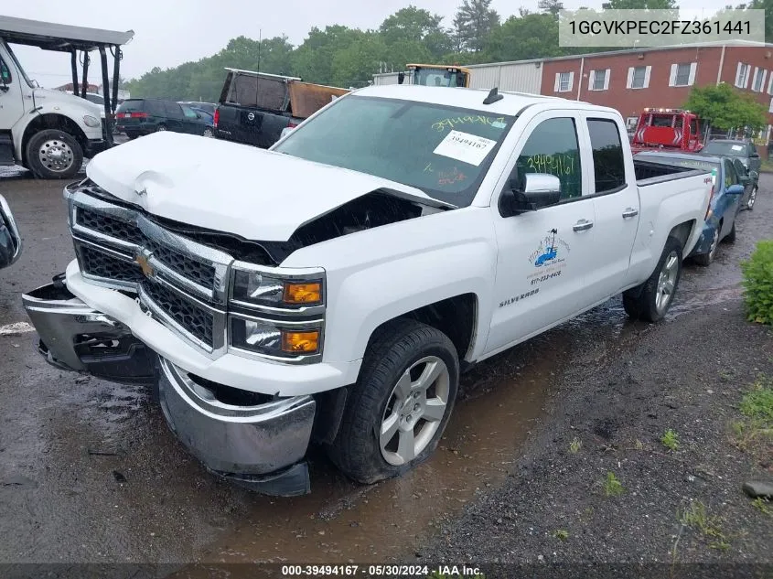 1GCVKPEC2FZ361441 2015 Chevrolet Silverado 1500 Ls