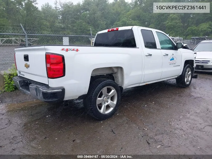 2015 Chevrolet Silverado 1500 Ls VIN: 1GCVKPEC2FZ361441 Lot: 39494167