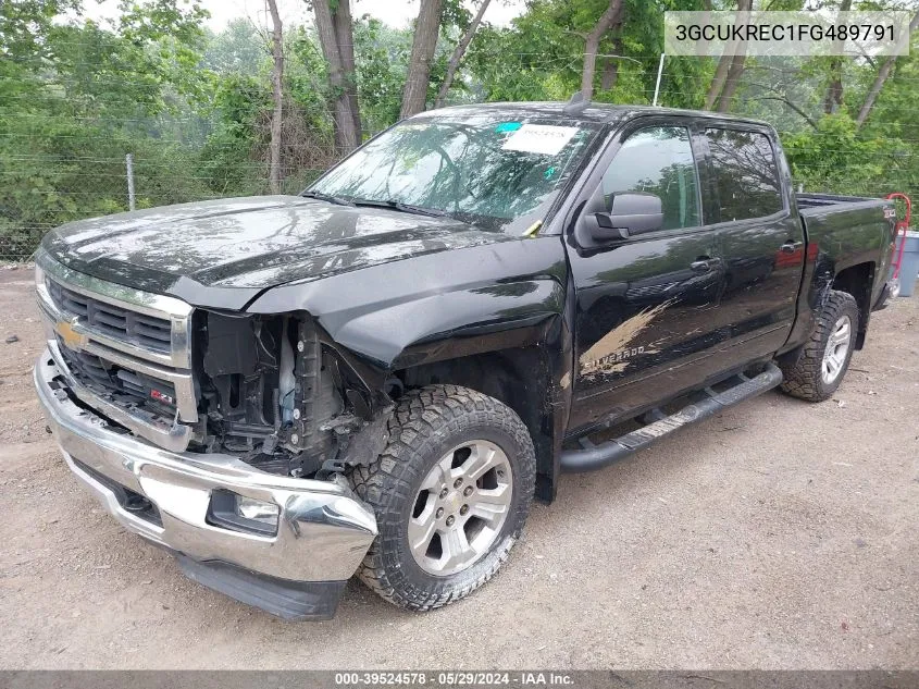 3GCUKREC1FG489791 2015 Chevrolet Silverado 1500 2Lt