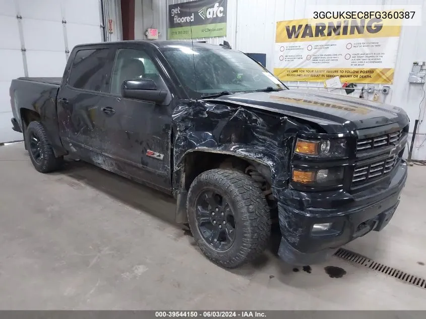 3GCUKSEC8FG360387 2015 Chevrolet Silverado 1500 2Lz