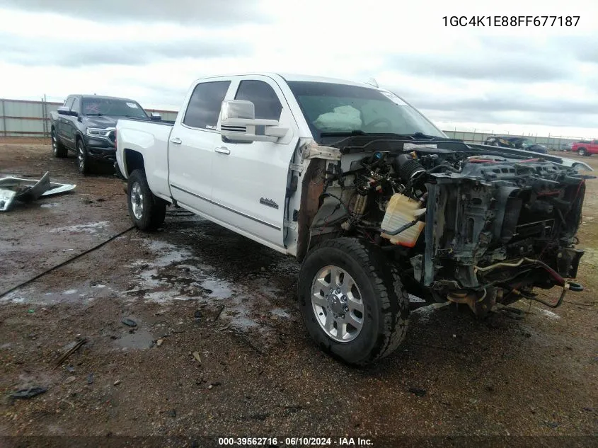 2015 Chevrolet Silverado 3500Hd High Country VIN: 1GC4K1E88FF677187 Lot: 39562716