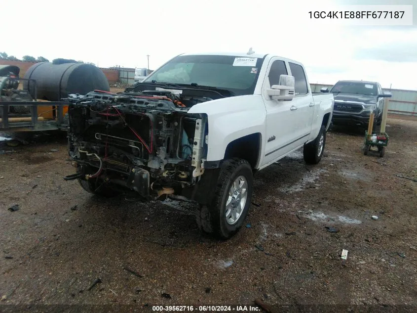 1GC4K1E88FF677187 2015 Chevrolet Silverado 3500Hd High Country