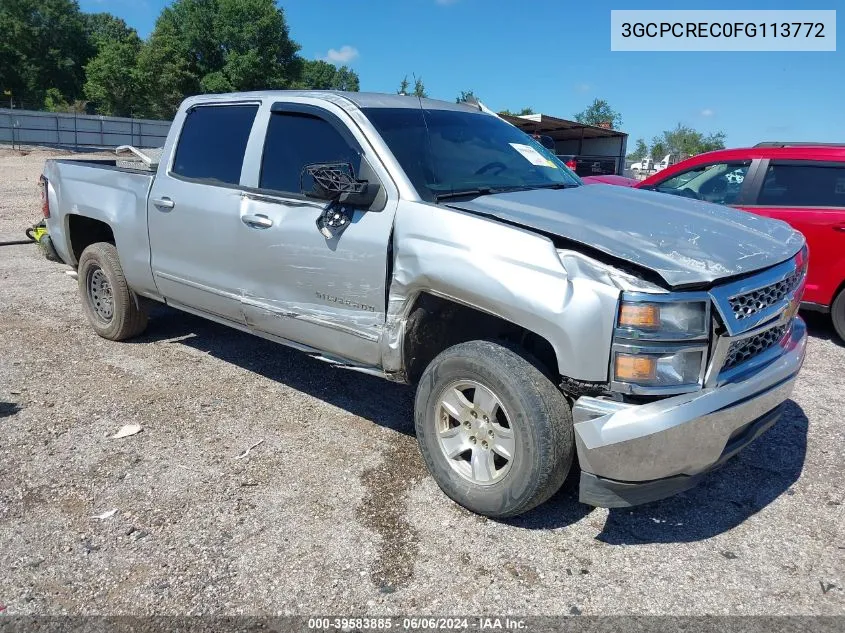 3GCPCREC0FG113772 2015 Chevrolet Silverado 1500 1Lt