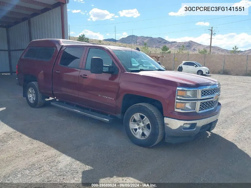 3GCPCREC3FG141551 2015 Chevrolet Silverado 1500 1Lt