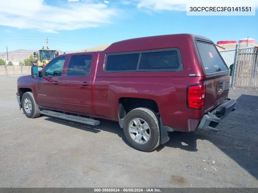 3GCPCREC3FG141551 2015 Chevrolet Silverado 1500 1Lt