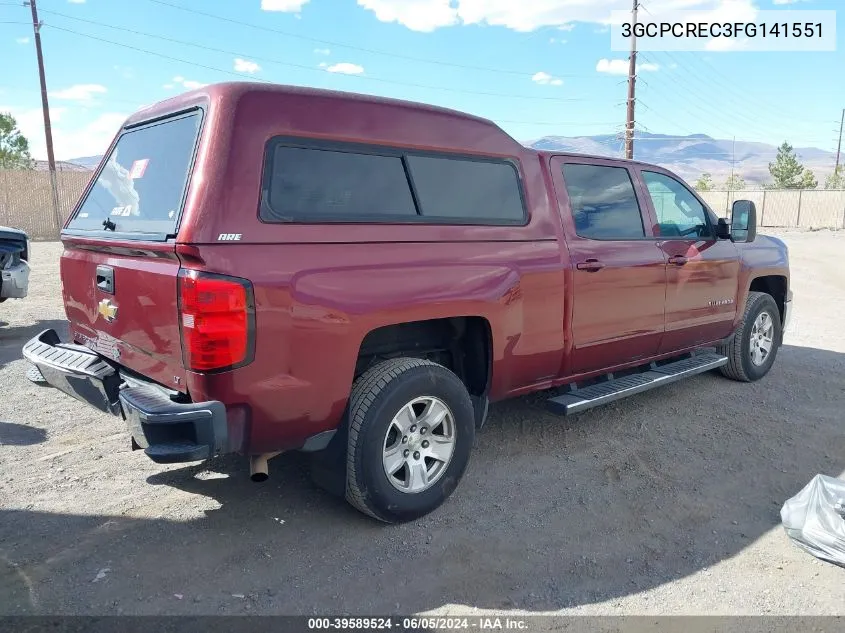 3GCPCREC3FG141551 2015 Chevrolet Silverado 1500 1Lt