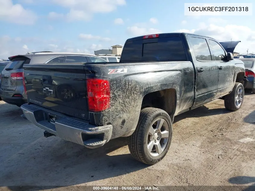 1GCUKREC3FF201318 2015 Chevrolet Silverado 1500 2Lt