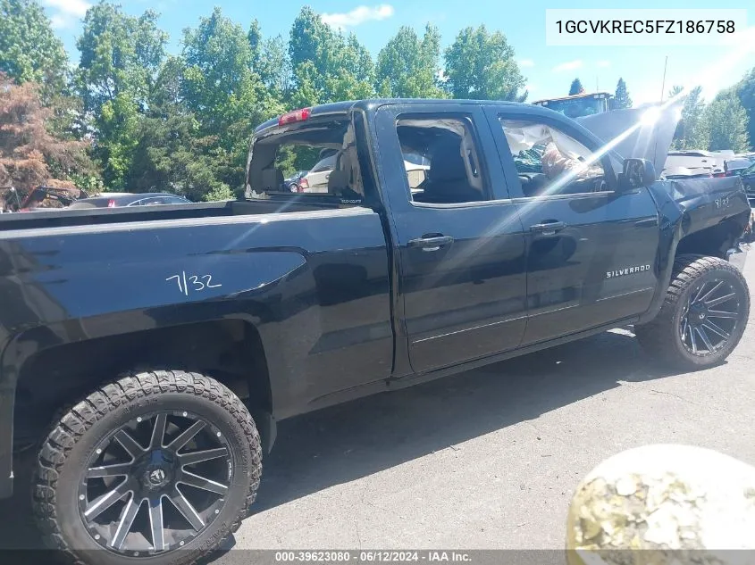 1GCVKREC5FZ186758 2015 Chevrolet Silverado 1500 1Lt