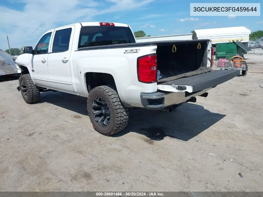 2015 Chevrolet Silverado 1500 2Lt VIN: 3GCUKREC3FG459644 Lot: 39691466