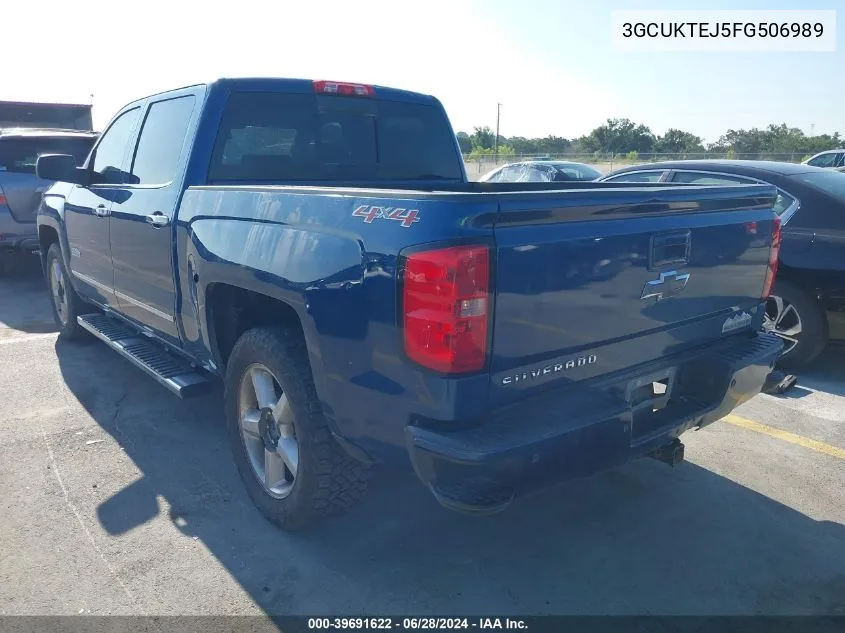 2015 Chevrolet Silverado 1500 High Country VIN: 3GCUKTEJ5FG506989 Lot: 39691622