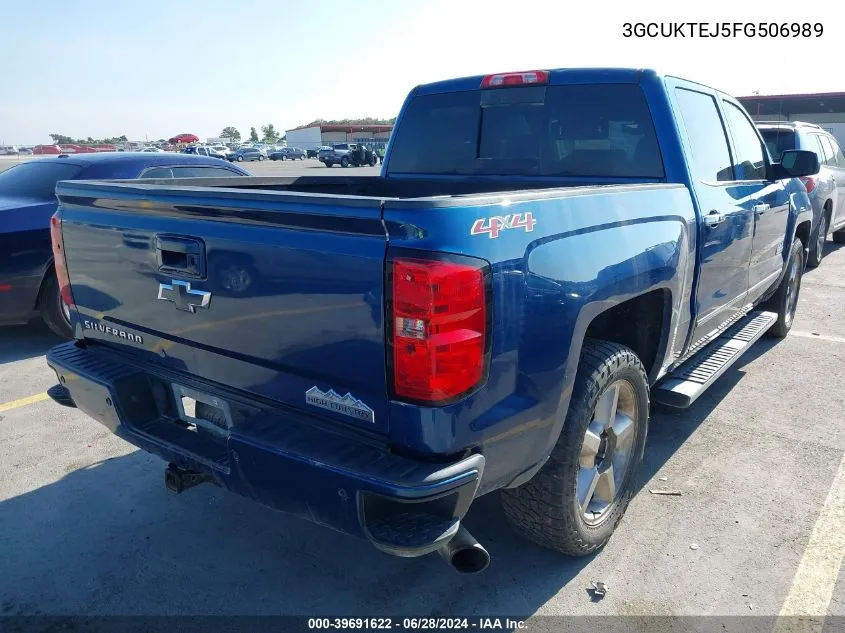 2015 Chevrolet Silverado 1500 High Country VIN: 3GCUKTEJ5FG506989 Lot: 39691622