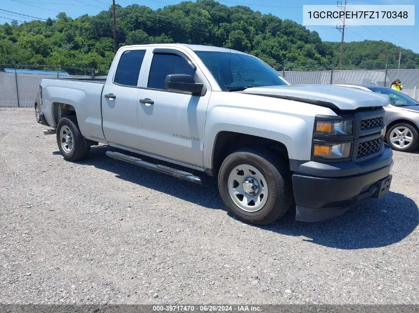 2015 Chevrolet Silverado 1500 Wt VIN: 1GCRCPEH7FZ170348 Lot: 39717470