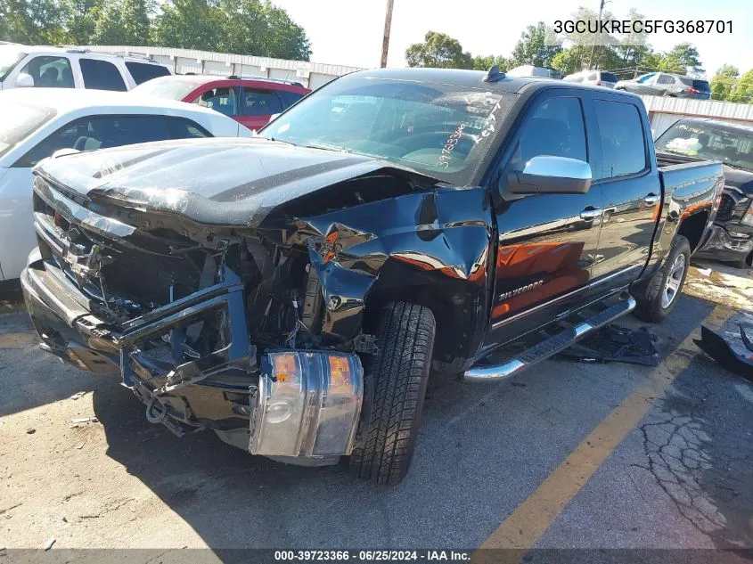 2015 Chevrolet Silverado 1500 1Lt VIN: 3GCUKREC5FG368701 Lot: 39723366