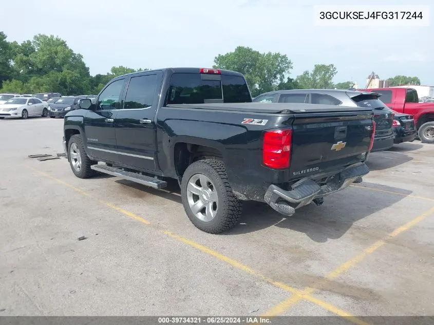 3GCUKSEJ4FG317244 2015 Chevrolet Silverado 1500 2Lz