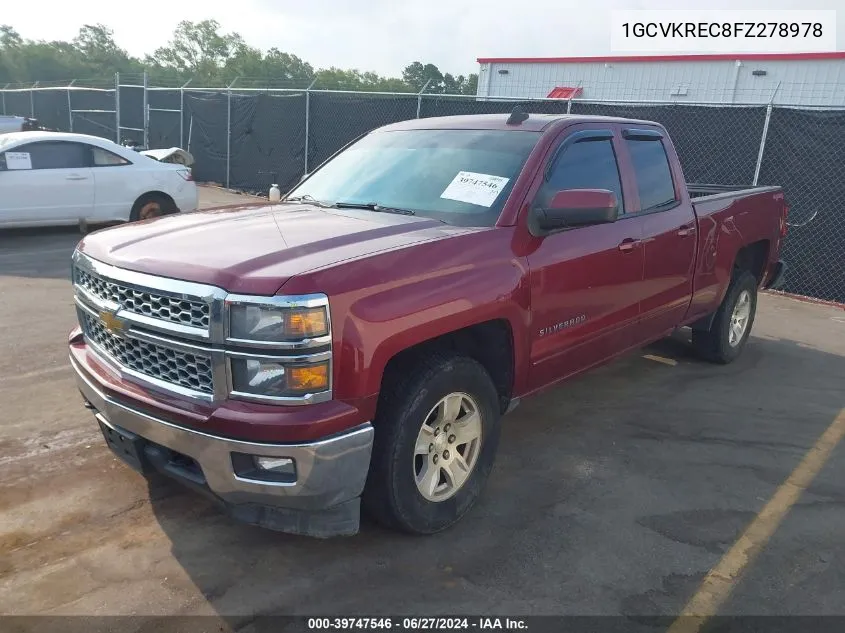 1GCVKREC8FZ278978 2015 Chevrolet Silverado 1500 1Lt