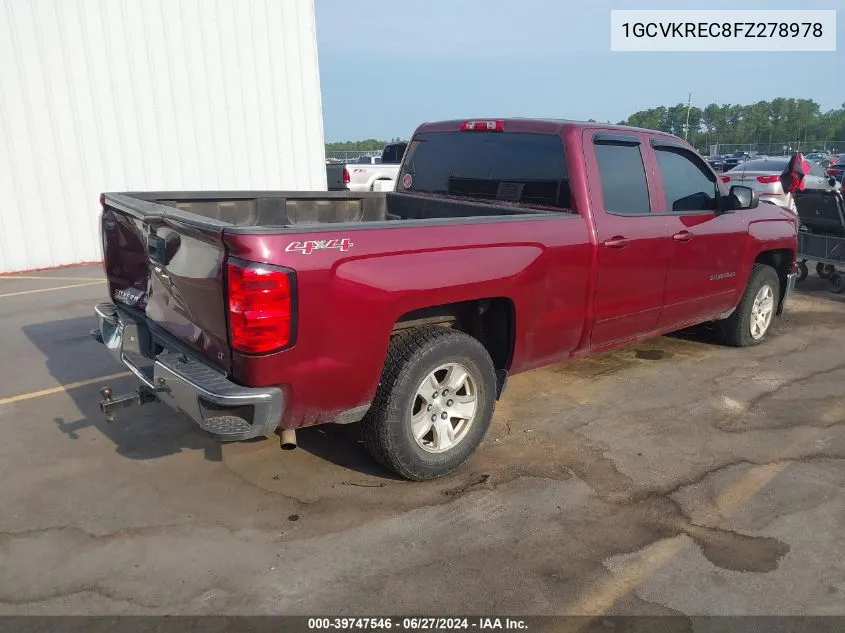 1GCVKREC8FZ278978 2015 Chevrolet Silverado 1500 1Lt