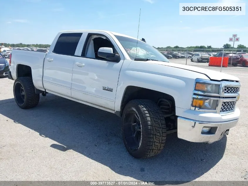 3GCPCREC8FG505351 2015 Chevrolet Silverado 1500 1Lt