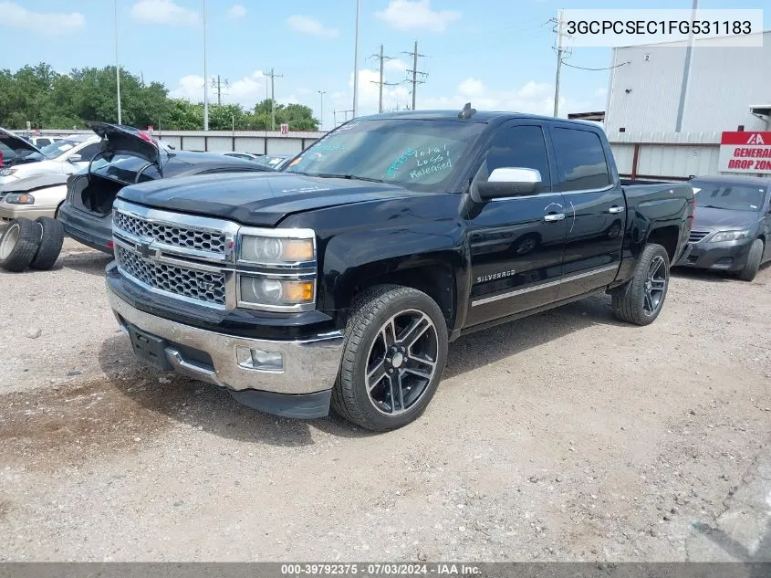 2015 Chevrolet Silverado 1500 1Lz VIN: 3GCPCSEC1FG531183 Lot: 39792375