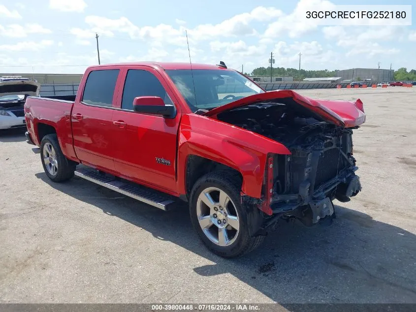 2015 Chevrolet Silverado 1500 1Lt VIN: 3GCPCREC1FG252180 Lot: 39800448