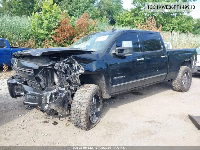 2015 Chevrolet Silverado 2500Hd Ltz VIN: 1GC1KWE86FF149910 Lot: 39804122