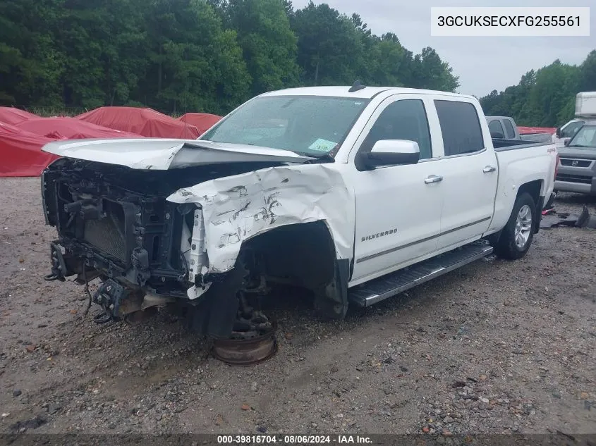 2015 Chevrolet Silverado 1500 1Lz/2Lz VIN: 3GCUKSECXFG255561 Lot: 39815704