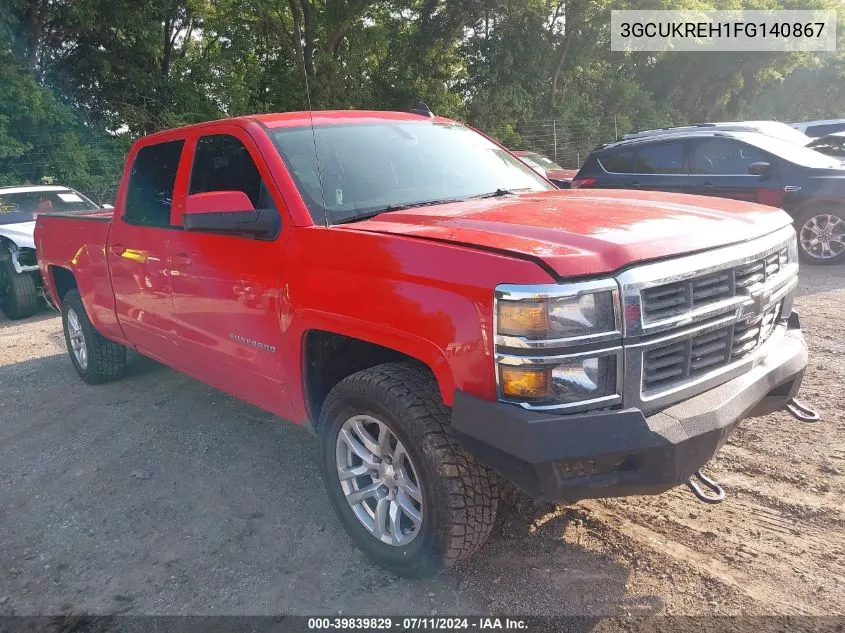 2015 Chevrolet Silverado 1500 2Lt VIN: 3GCUKREH1FG140867 Lot: 39839829