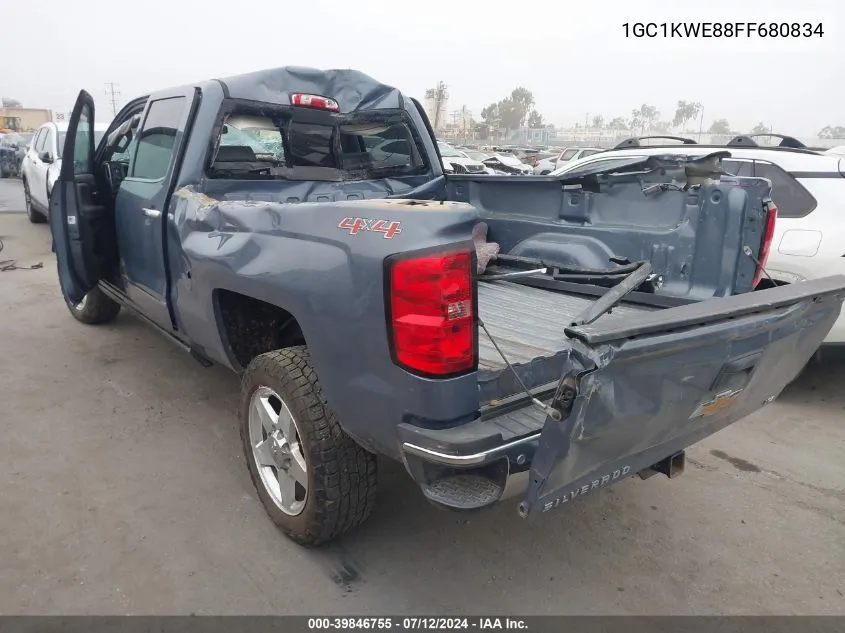 1GC1KWE88FF680834 2015 Chevrolet Silverado 2500Hd Ltz