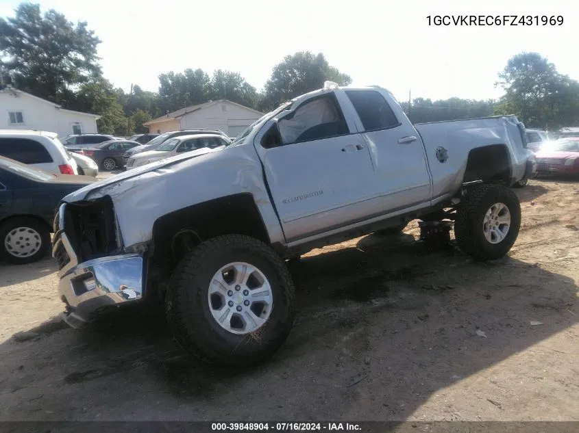 1GCVKREC6FZ431969 2015 Chevrolet Silverado 1500 2Lt