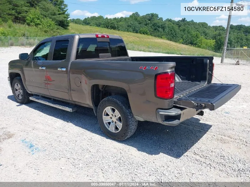 2015 Chevrolet Silverado 1500 1Lt VIN: 1GCVKREC6FZ154580 Lot: 39850047