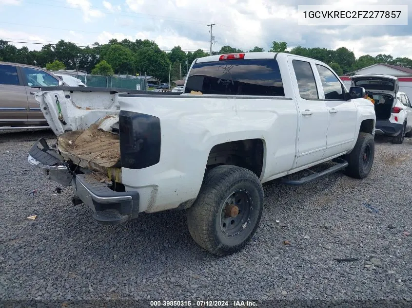 2015 Chevrolet Silverado 1500 1Lt VIN: 1GCVKREC2FZ277857 Lot: 39850315