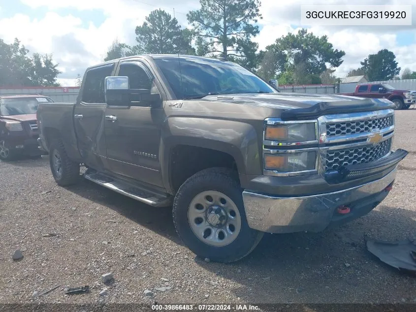 2015 Chevrolet Silverado 1500 1Lt VIN: 3GCUKREC3FG319920 Lot: 39866483