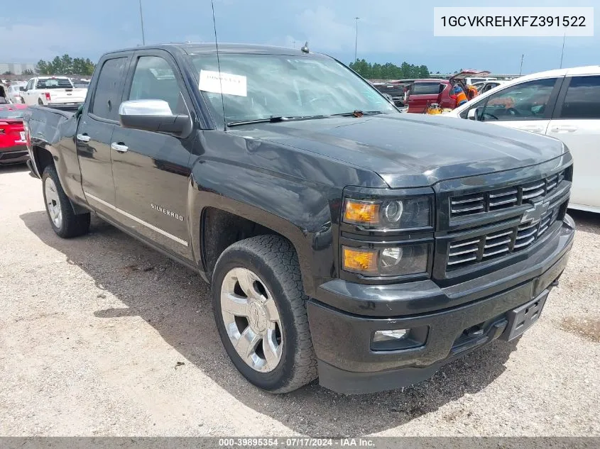 2015 Chevrolet Silverado 1500 1Lt VIN: 1GCVKREHXFZ391522 Lot: 39895354