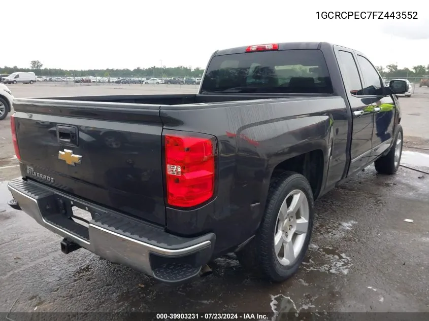 1GCRCPEC7FZ443552 2015 Chevrolet Silverado 1500 Ls