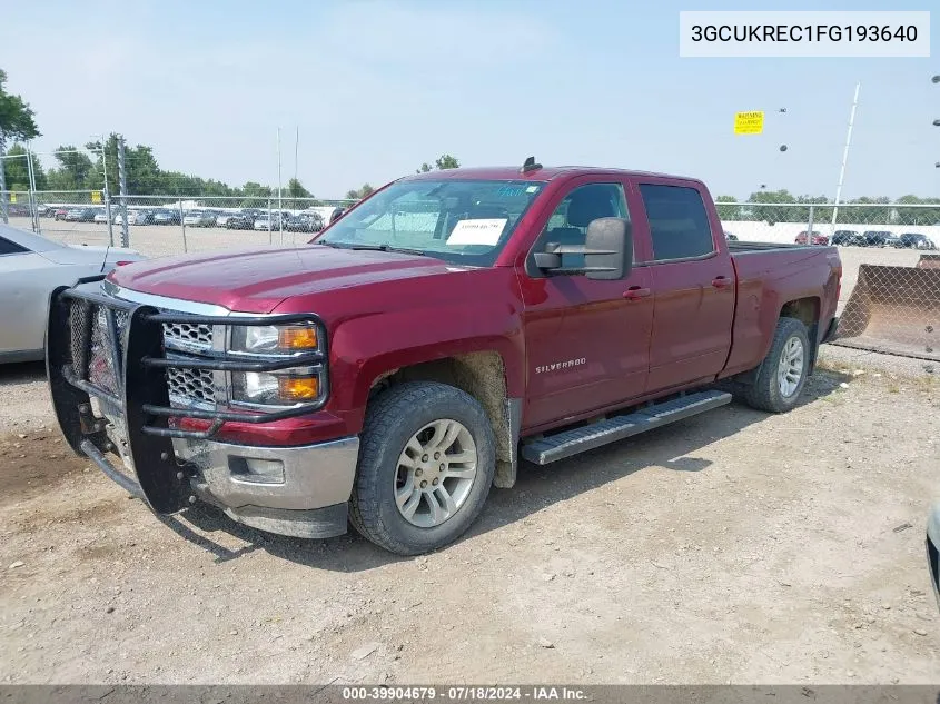 3GCUKREC1FG193640 2015 Chevrolet Silverado 1500 1Lt