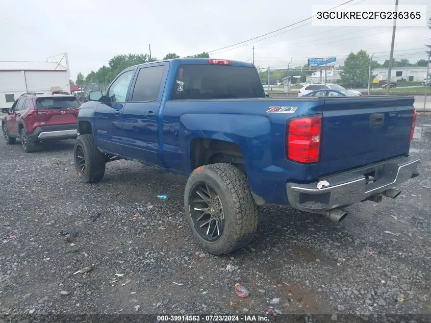 3GCUKREC2FG236365 2015 Chevrolet Silverado 1500 2Lt