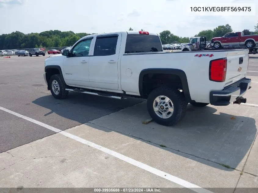 2015 Chevrolet Silverado 2500Hd Lt VIN: 1GC1KVEG8FF569475 Lot: 39935688