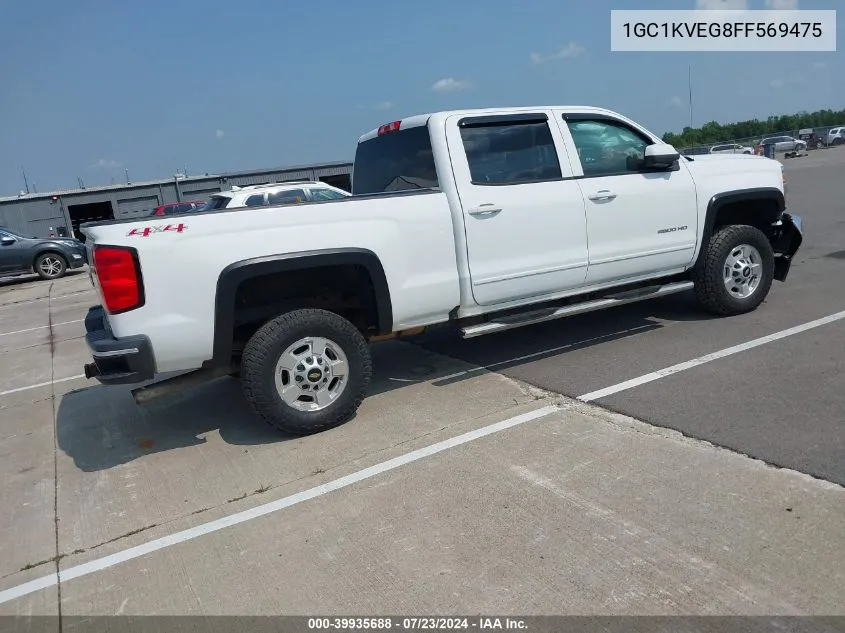 2015 Chevrolet Silverado 2500Hd Lt VIN: 1GC1KVEG8FF569475 Lot: 39935688