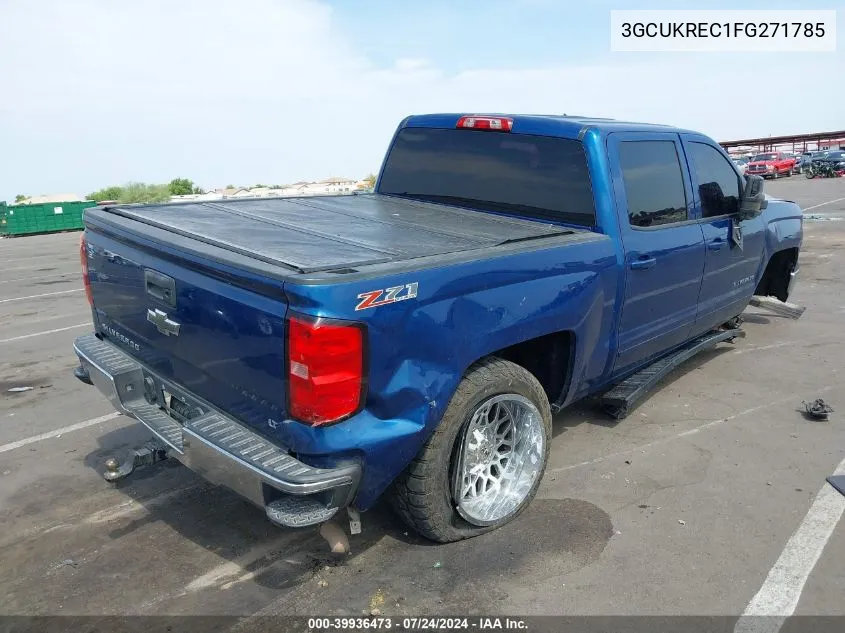 2015 Chevrolet Silverado 1500 2Lt VIN: 3GCUKREC1FG271785 Lot: 39936473