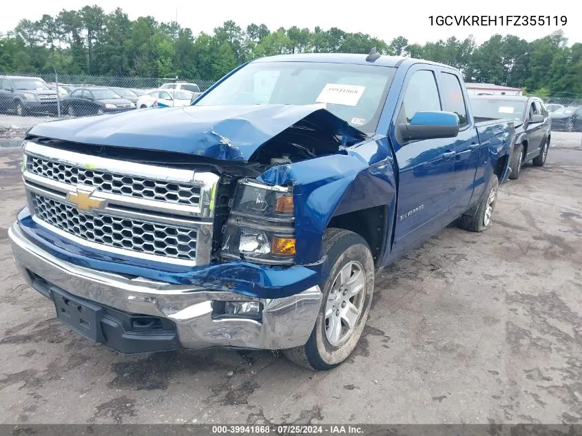 1GCVKREH1FZ355119 2015 Chevrolet Silverado 1500 1Lt