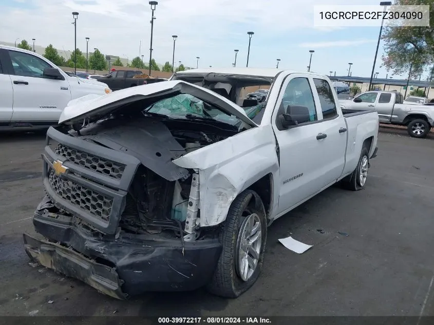 2015 Chevrolet Silverado 1500 Wt VIN: 1GCRCPEC2FZ304090 Lot: 39972217