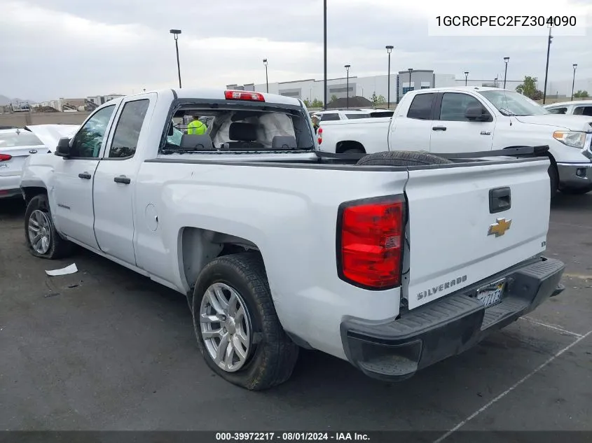 2015 Chevrolet Silverado 1500 Wt VIN: 1GCRCPEC2FZ304090 Lot: 39972217