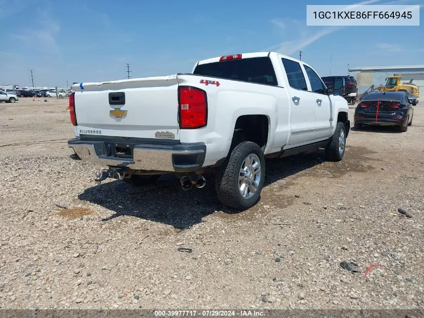 2015 Chevrolet Silverado K2500 High Country VIN: 1GC1KXE86FF664945 Lot: 39977717