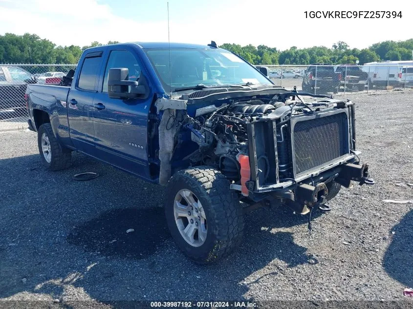 2015 Chevrolet Silverado 1500 Lt VIN: 1GCVKREC9FZ257394 Lot: 39987192