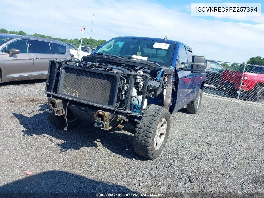 1GCVKREC9FZ257394 2015 Chevrolet Silverado 1500 Lt