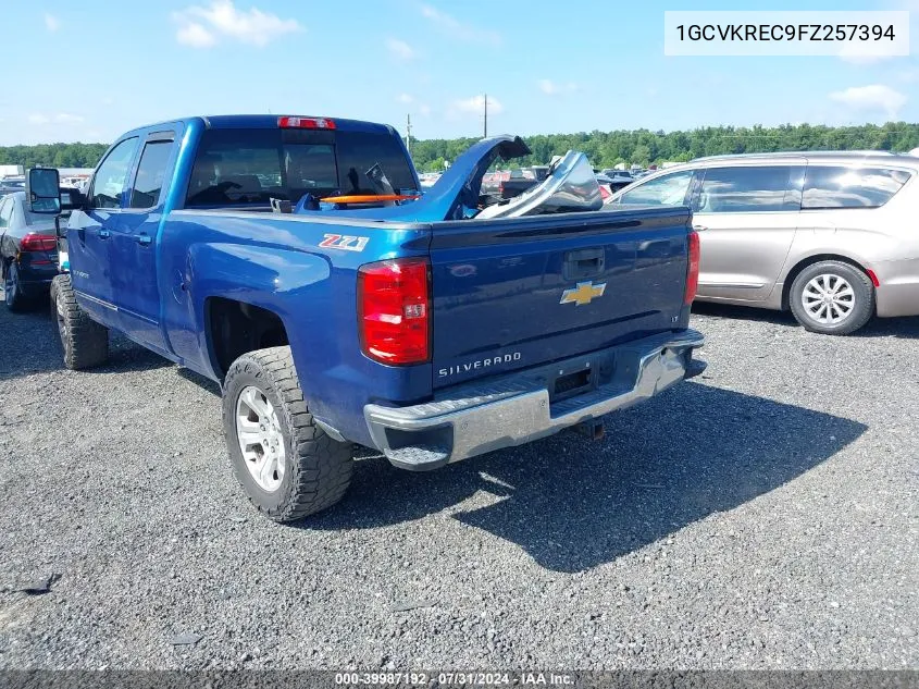 1GCVKREC9FZ257394 2015 Chevrolet Silverado 1500 Lt