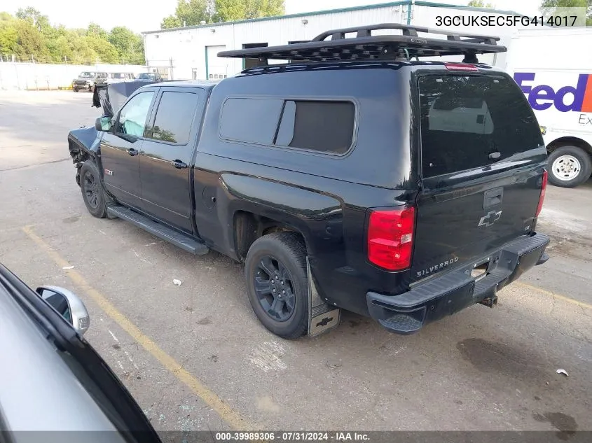 2015 Chevrolet Silverado 1500 1Lz/2Lz VIN: 3GCUKSEC5FG414017 Lot: 39989306