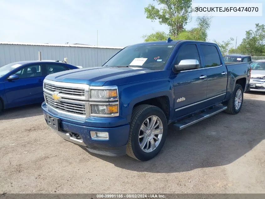 2015 Chevrolet Silverado 1500 High Country VIN: 3GCUKTEJ6FG474070 Lot: 39991185