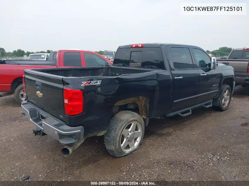 1GC1KWE87FF125101 2015 Chevrolet Silverado 2500Hd Ltz